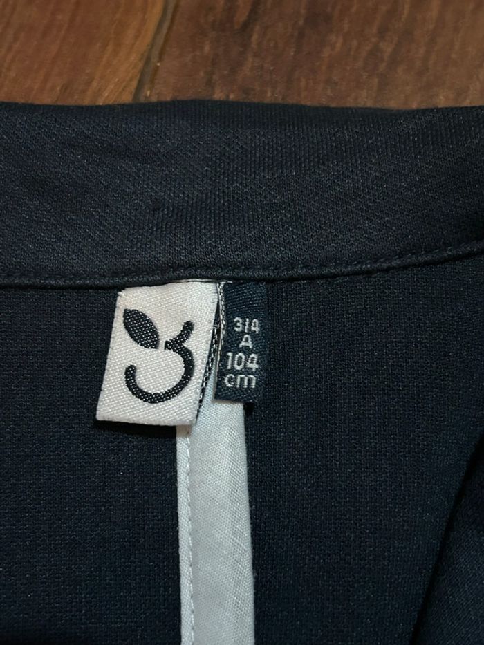 Veste blazer bleu marine 3 Pommes 3/4ans 104cm - photo numéro 8