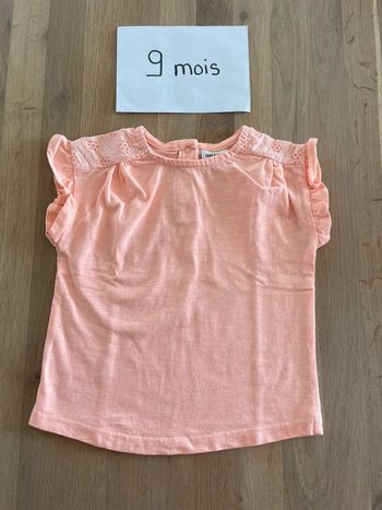 T-shirt fille Tape à l’œil 9 mois