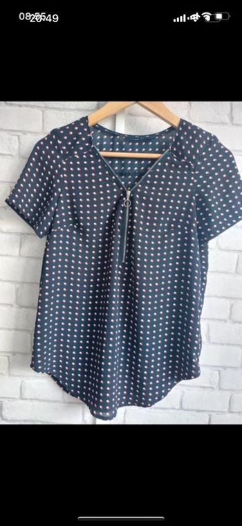 Blouse manches courtes Kiabi taille S