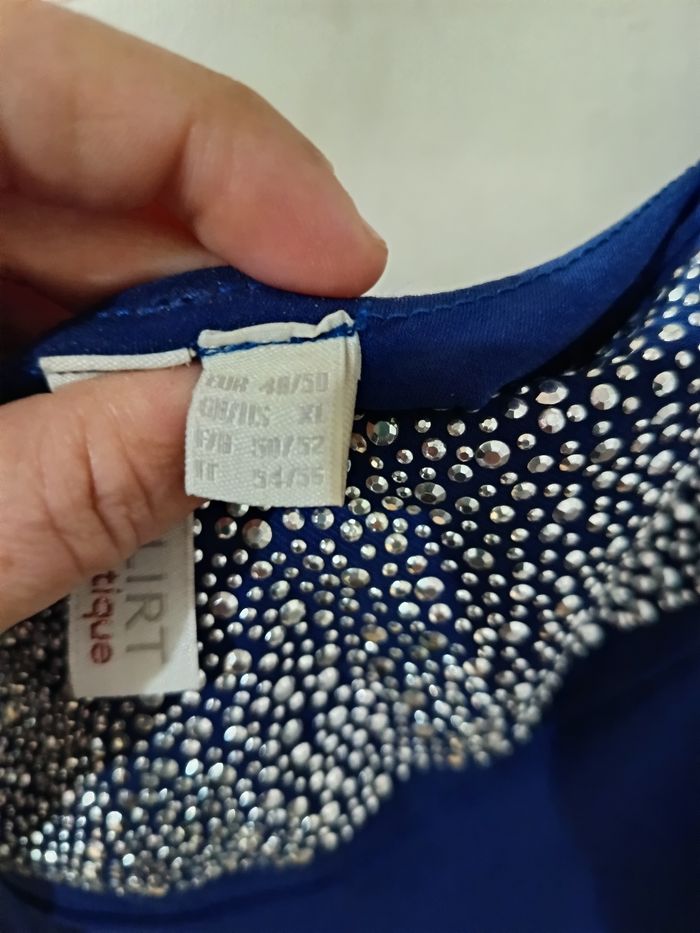 Robe asymétrique bleu - photo numéro 4