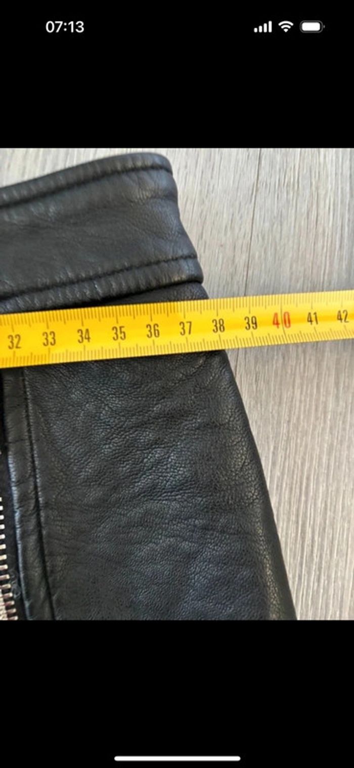 Jupe simili cuir eleven paris taille L - photo numéro 5