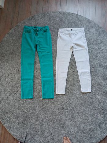 Lot de 2 pentalons femme taille 40