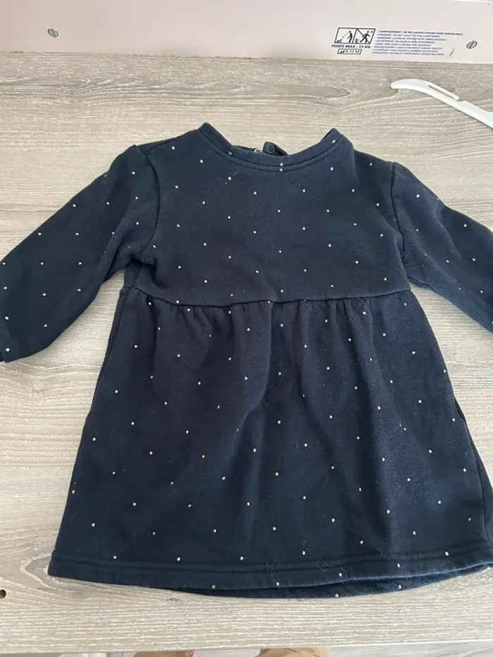 Robe sweat matière chaude 18 mois - photo numéro 4
