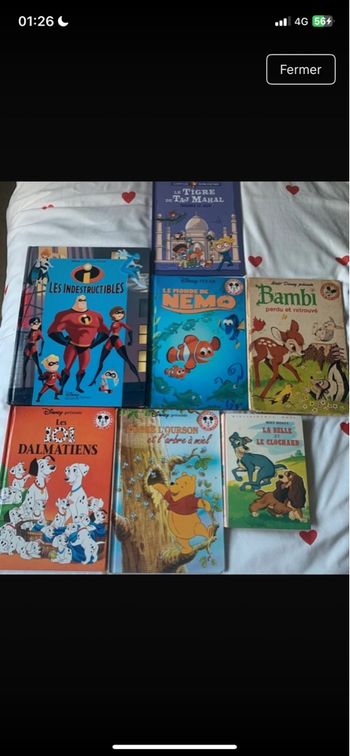 Lot livres Disney/Pixar