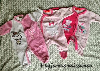 Lot naissance et 1 mois fille
