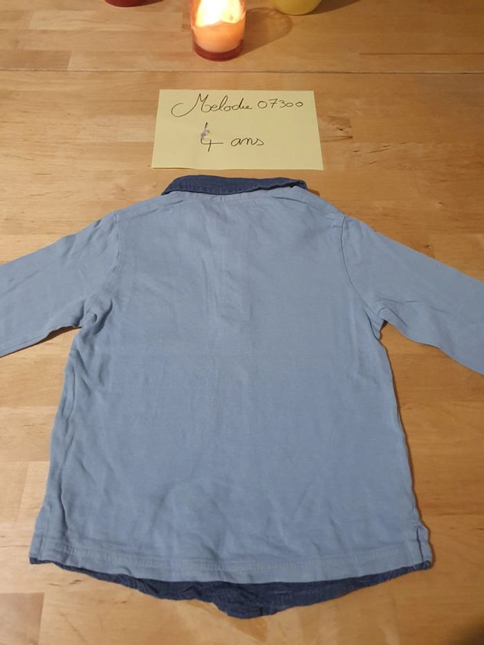 t shirt manches longues 4 ans kiabi - photo numéro 2