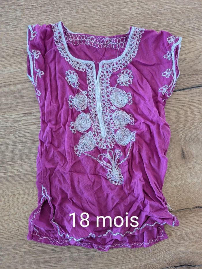 Jolie tunique brodée - 18 mois