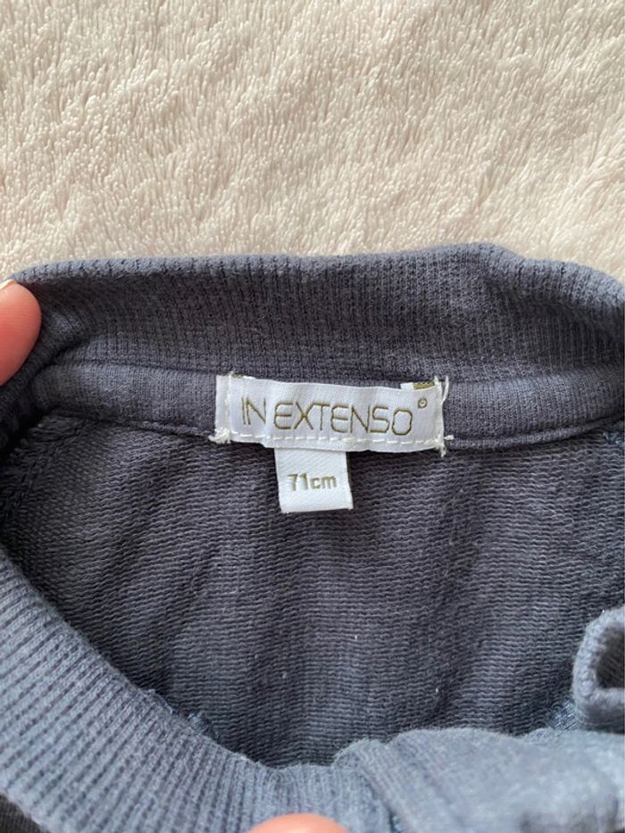 Ensemble Gilet zippé Chemisette Salopette - Kitchoun, Kiabi, In extenso - 6 mois - TBE - photo numéro 4