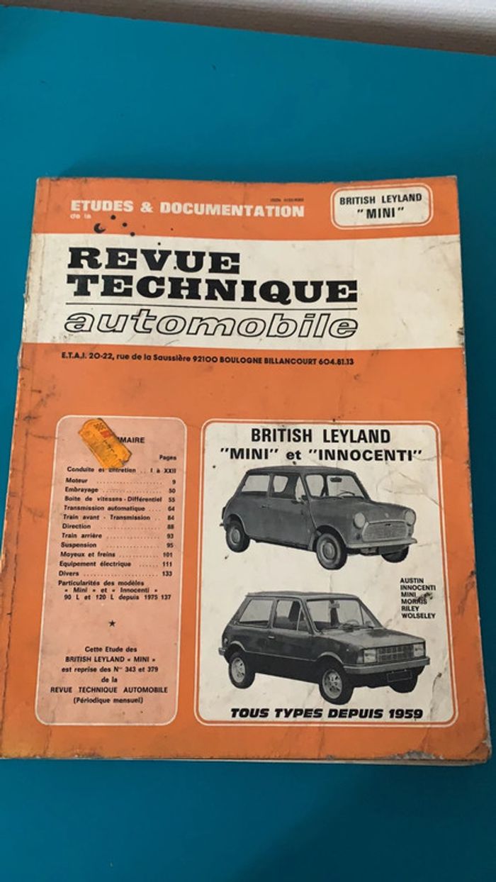 Revue technique mini