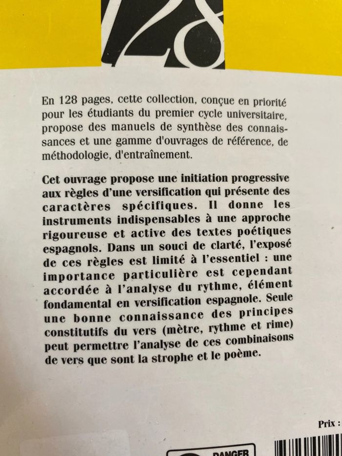 Précis de métrique espagnole CAPES - photo numéro 3
