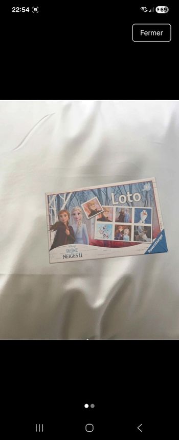 Jeu de loto La Reine des Neiges 2 par Ravensburger
