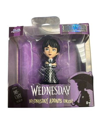 Figurine MetalFigs Wednesday / Mercredi Wednesday Addam’s (Dress) Jada Toys neuf