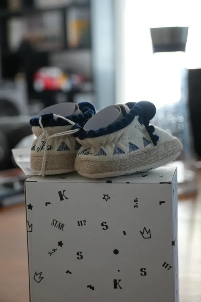 Espadrilles chaussures chausson été bébé IKKS neuves – taille 17/18 - photo numéro 5