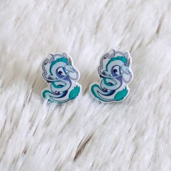 Boucles d’oreilles Haku Dragon Ghibli