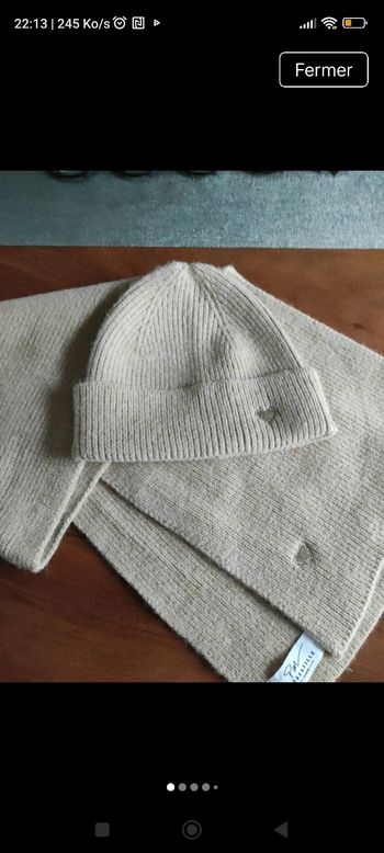 Ensemble Bonnet et écharpe 