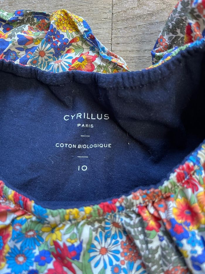 Tee-shirt marine Cyrillus 10 ans - photo numéro 2