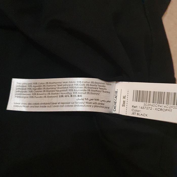 Joli haut noir sans manche taille XL Cache-cache - photo numéro 6