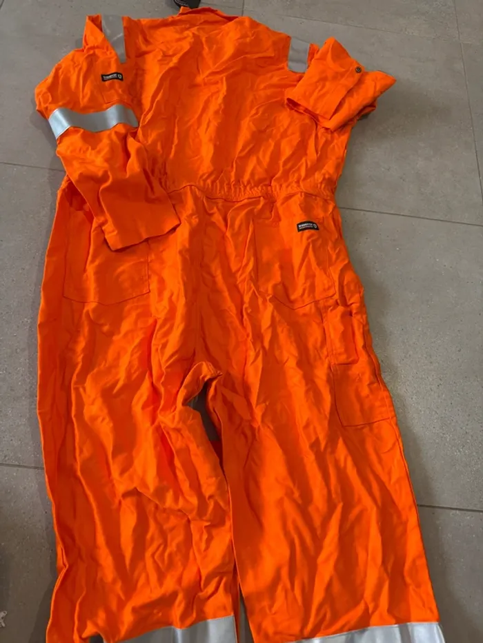 Combinaison orange traverse taille 58R Daletec, - photo numéro 8