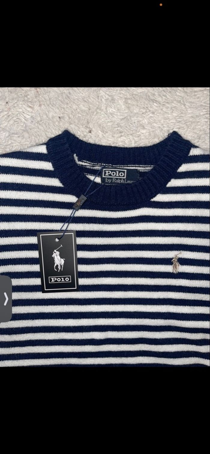 Pull rayures Ralph Lauren taille s - photo numéro 4