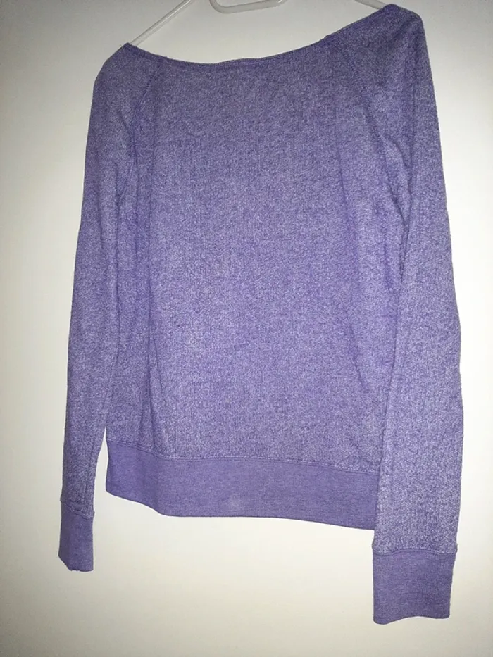Sweat court L'étrange Noël de monsieur Jack mauve - photo numéro 2