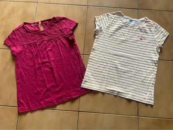 Lot t shirts fille 10 ans