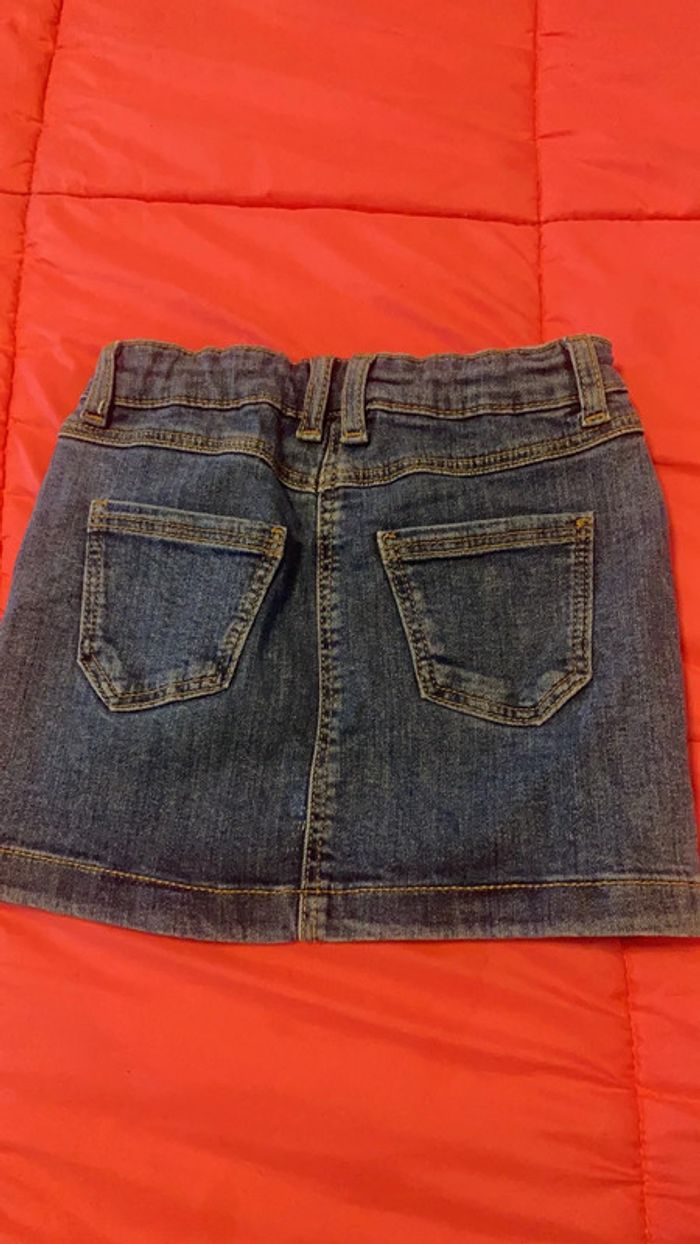 Jupe en jeans tape à l œil taille 5 ans - photo numéro 2