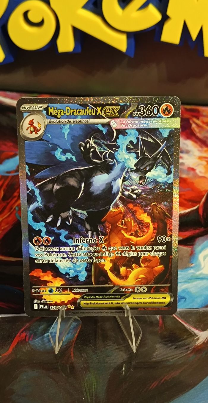 Carte pokemon Mega Dracaufeu ex 125/094