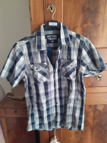 Chemise homme effet jeans
