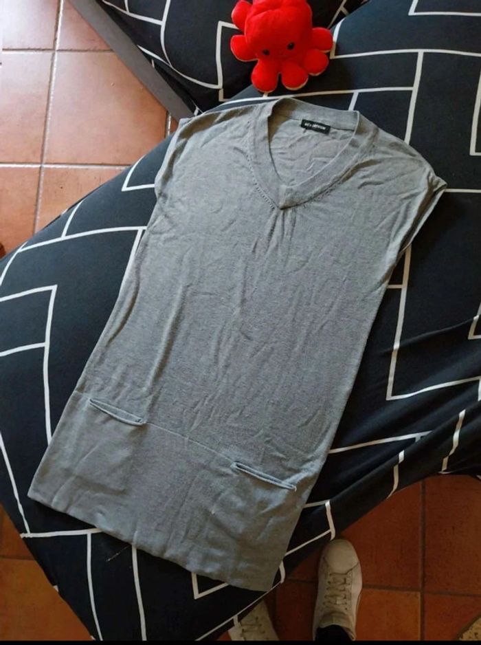 Pull long gris TU