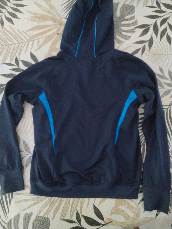 Sweat à capuche Bleu marine 10 ans Decathlon - photo numéro 2