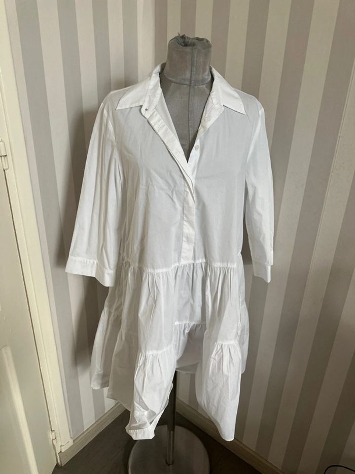 Chemisier long blanche Gerard Darel T:42