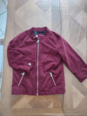 Veste bordeaux mi-saison