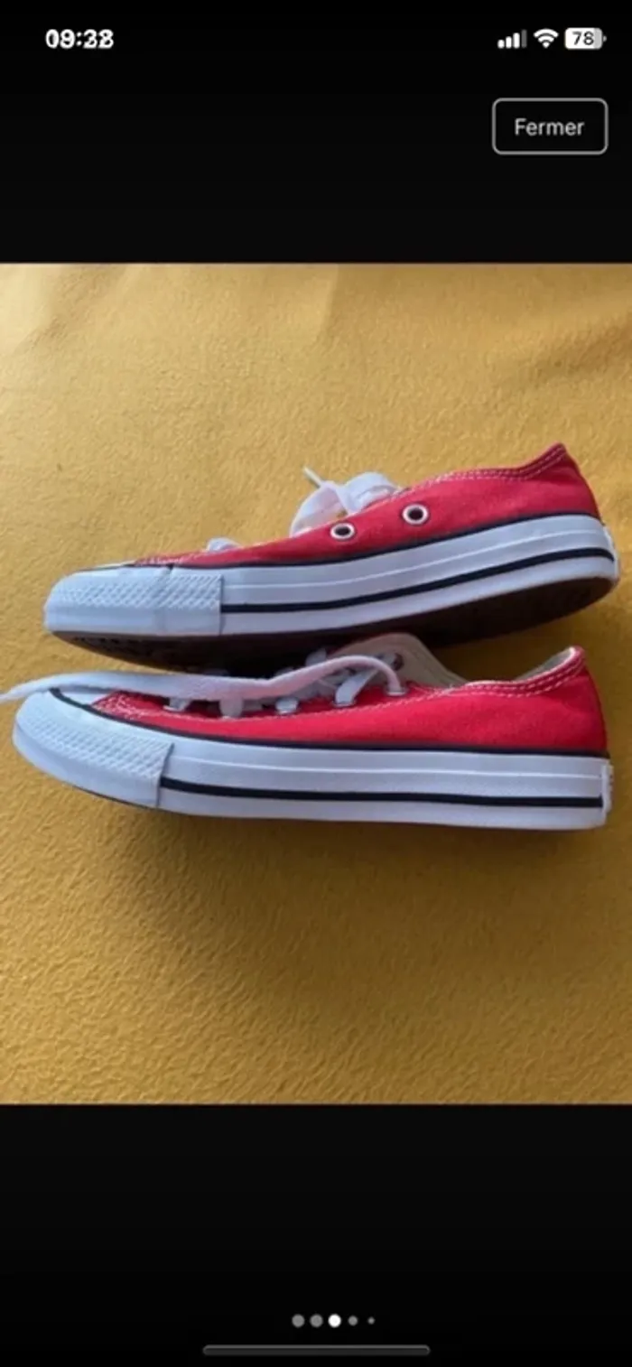 Converse rouge - photo numéro 4