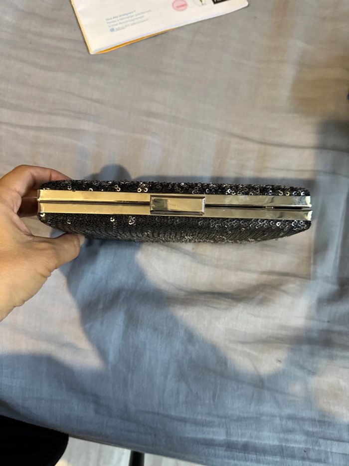 Pochette strass noir - photo numéro 3