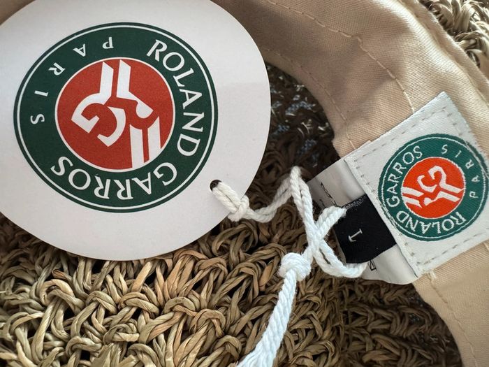 Chapeau de paille Roland Garros Taille L Neuf - photo numéro 4