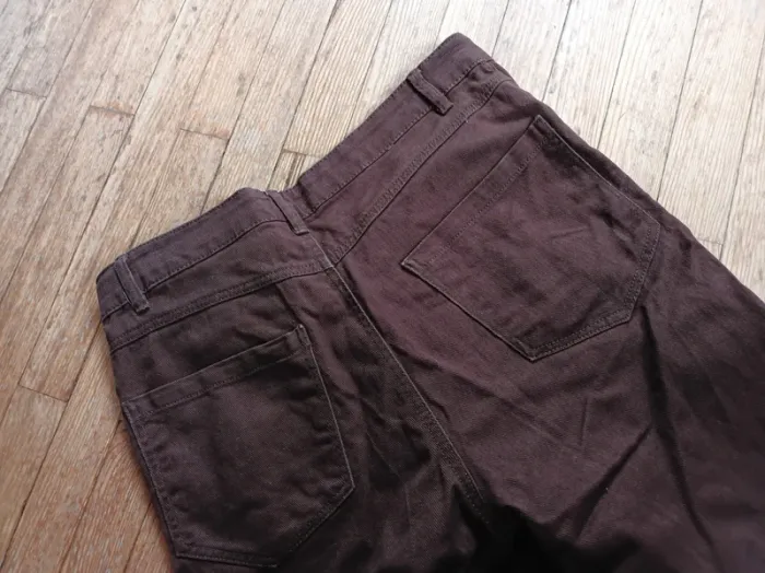 Pantalon fille brun jambes larges Gémo - photo numéro 4