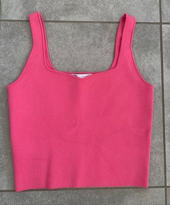 Joli top bustier fushia Zara taille M