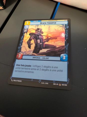 Carte Star Wars Unlimited Death Trooper