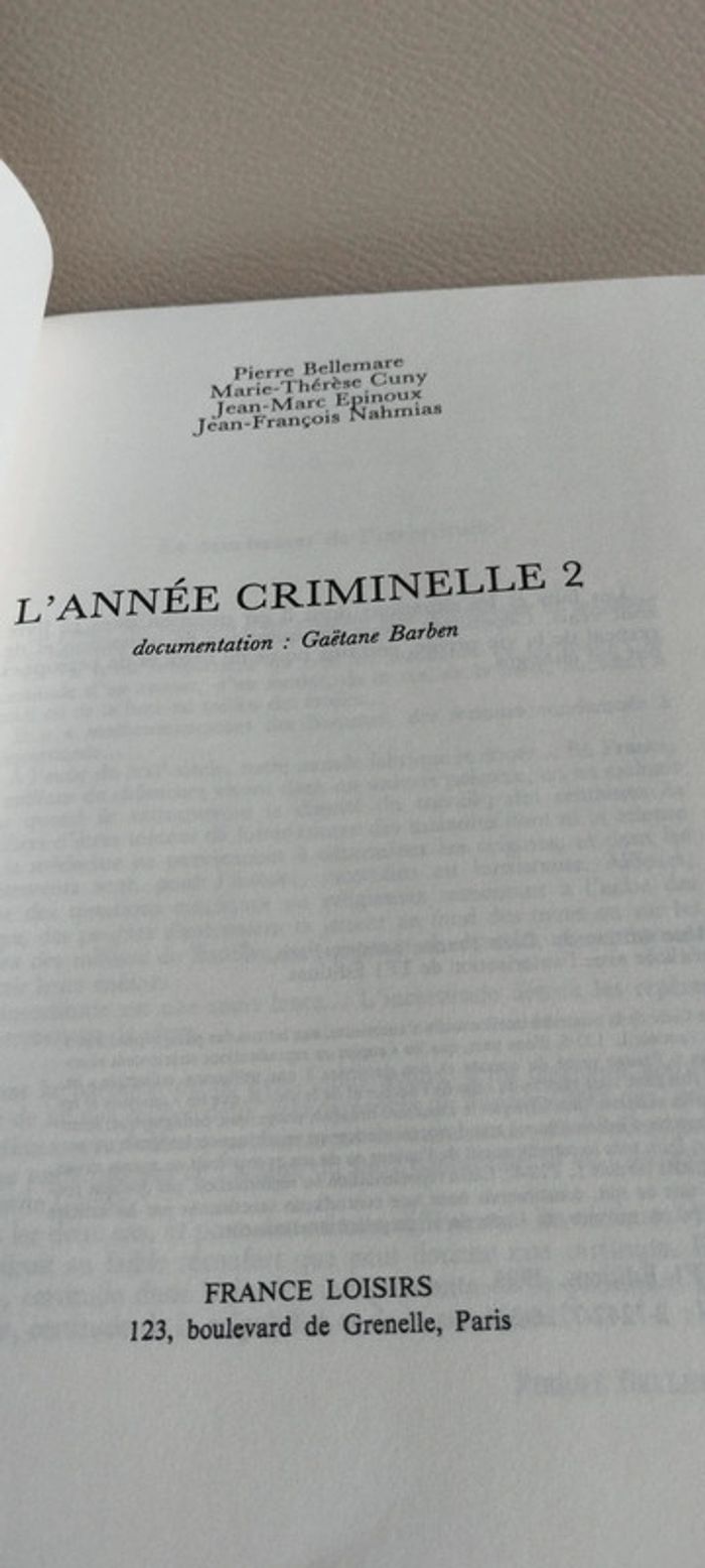 Pierre Bellemare. L'année criminelle - photo numéro 4