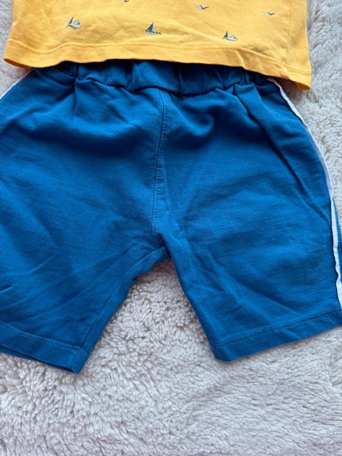 👕👖Ensemble short + polo - 2 ans - bébé garçon - très bon état - été - photo numéro 4