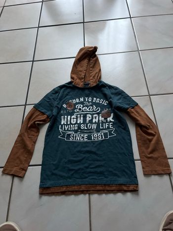 Teeshirt manches longues gemo 10 ans 