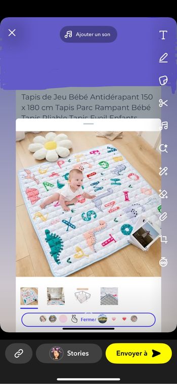 Tapis mousse bébé