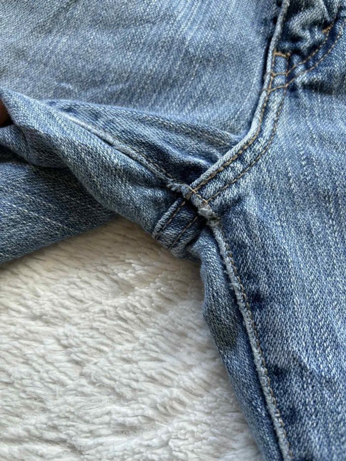 Jean Levi’s femme 505 nouveau low straight droit bleu clair XL/42 W32 Mexico 2000s rare us - photo numéro 6