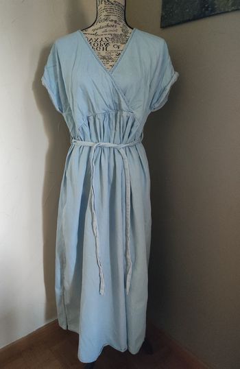 Robe de grossesse bleu pâle Vertbaudet taille 44