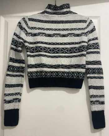 Pull noir et blanc - Tally Weijl – Taille M