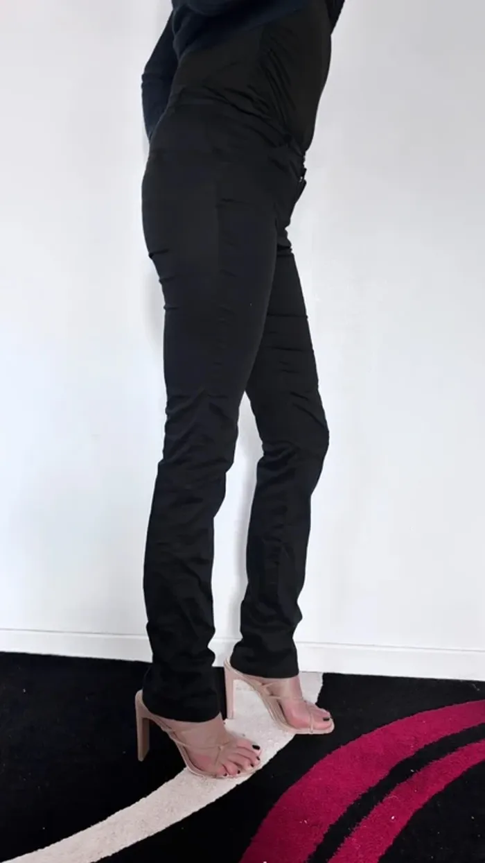 👖 pantalon ajusté en tissus taille 34 XS #mango - photo numéro 2