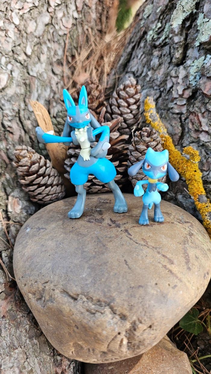 Super figurine Pokemon Nintendo Évolution lucario riolu