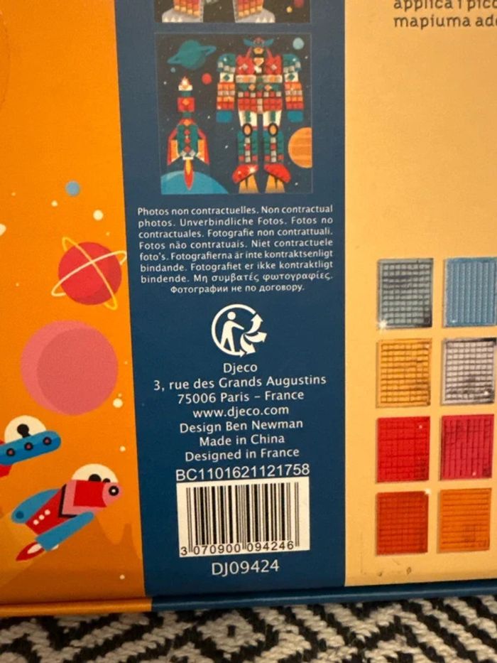 Djeco - Coffret kit créatif Mosaïques : Space Battle - 5 ans et + - photo numéro 3