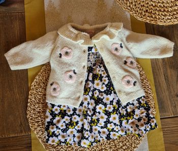 Ensemble t shirt, gilet, robe 3 mois