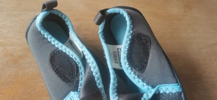 🌼Chaussons souples mixtes antidérapants Decathlon T25 Premiers pas, baby gym, rentrée état neuf 🐾 - photo numéro 4